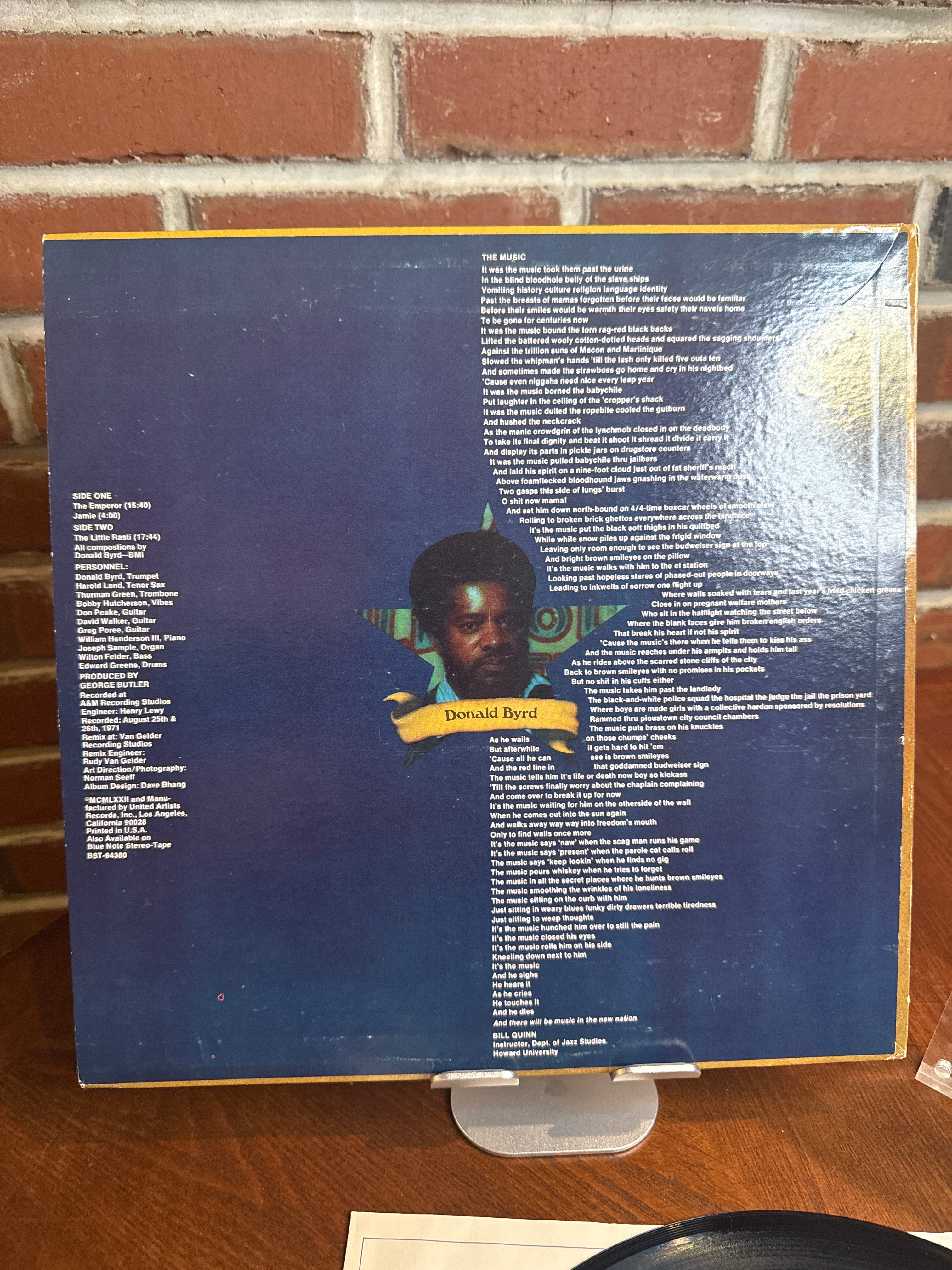 Ethiopian Knights - Donald Byrd (1972) (1LP Vinyl) - Near Mint (NM