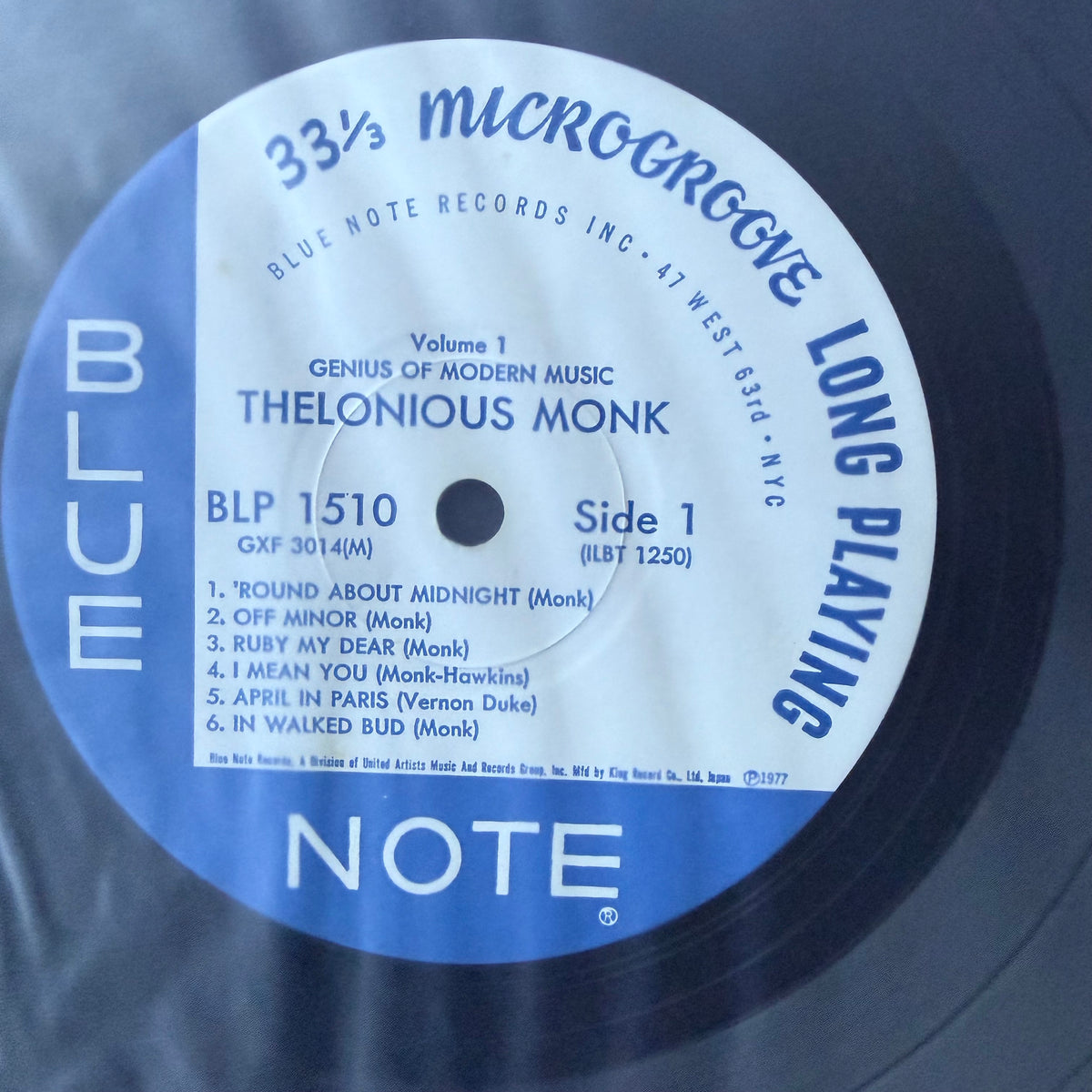 Genius Of Modern Music (Volume One) = セロニアス・モンク（第1集） by Thelonious Monk - Photo 3