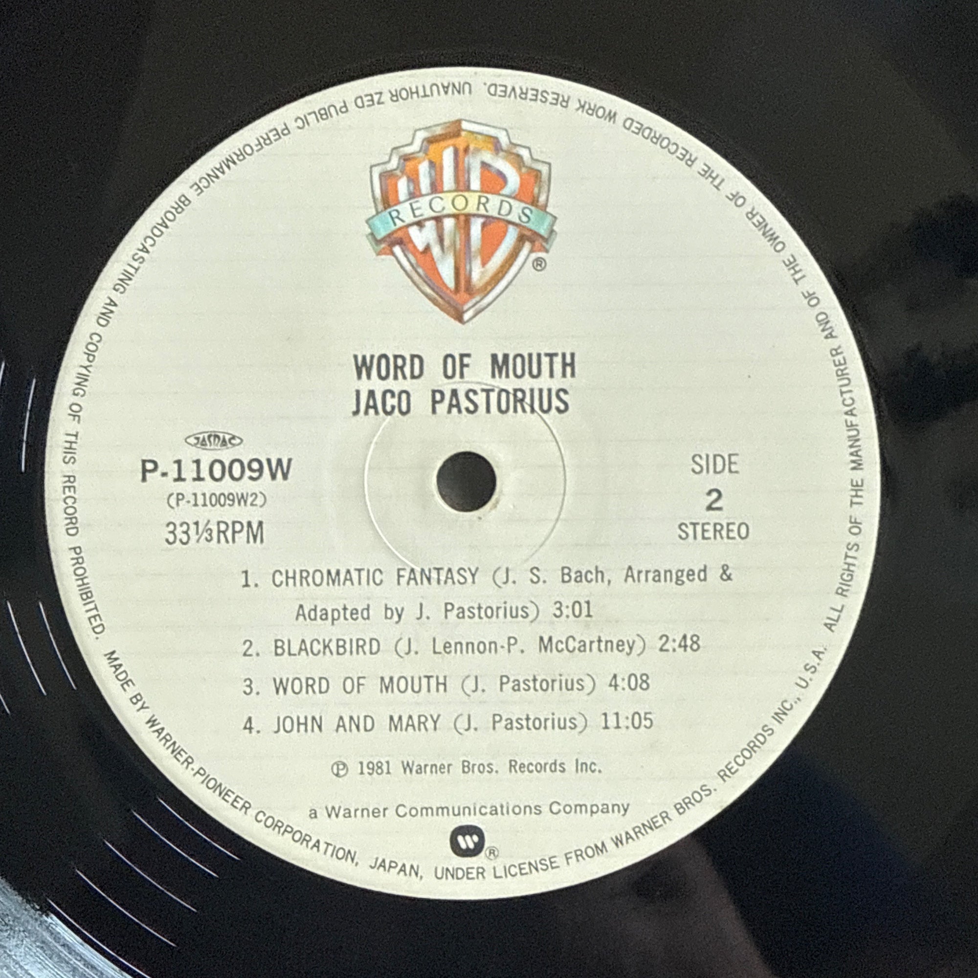 Word Of Mouth by Jaco Pastorius - Photo 6
