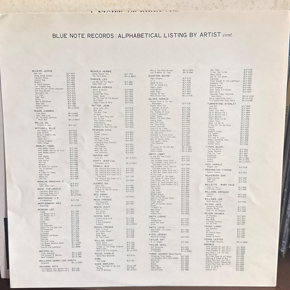 A Night At Birdland Volume 1 by Art Blakey Quintet - Photo 3