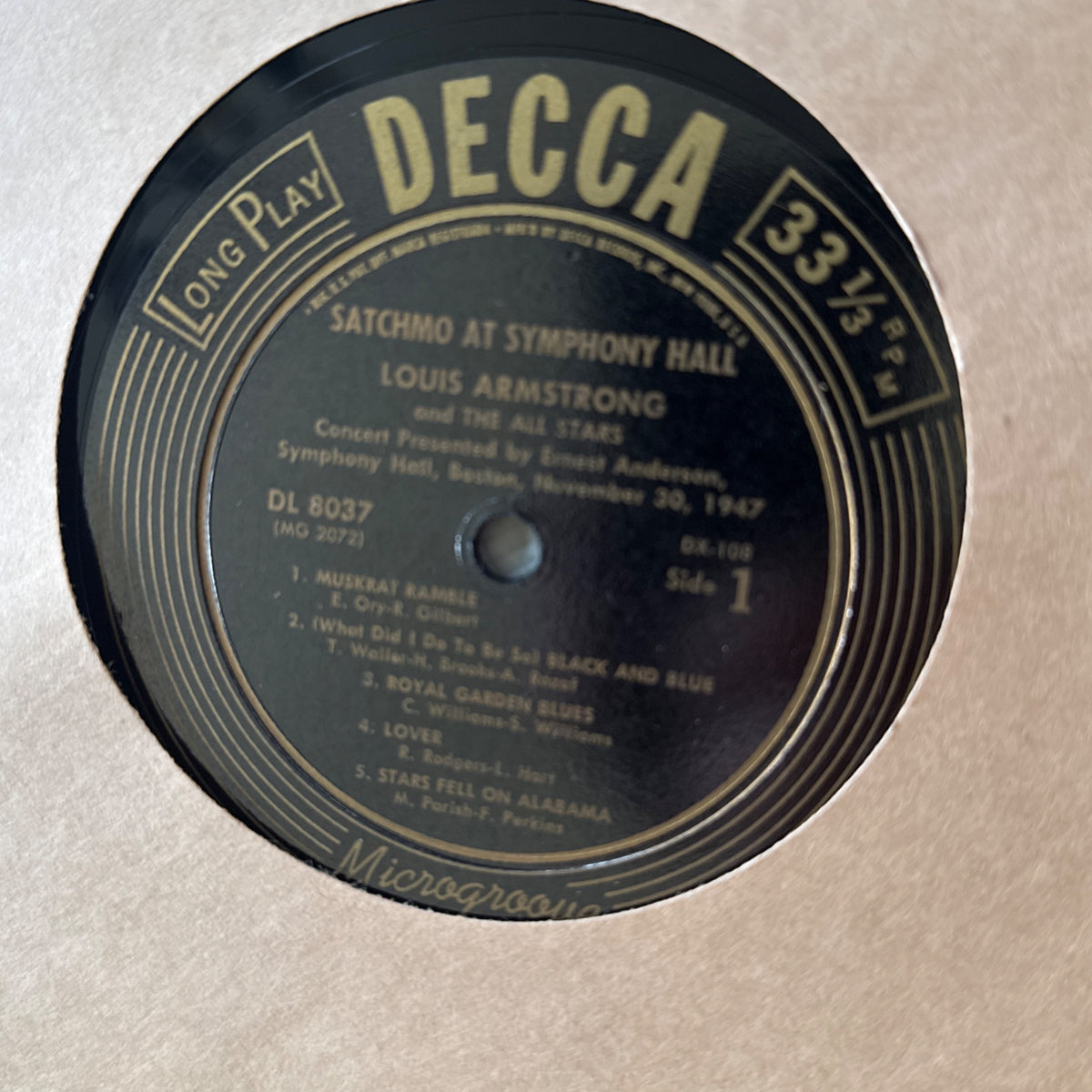 Satchmo At Symphony Hall by Louis Armstrong And His All-Stars - Photo 1