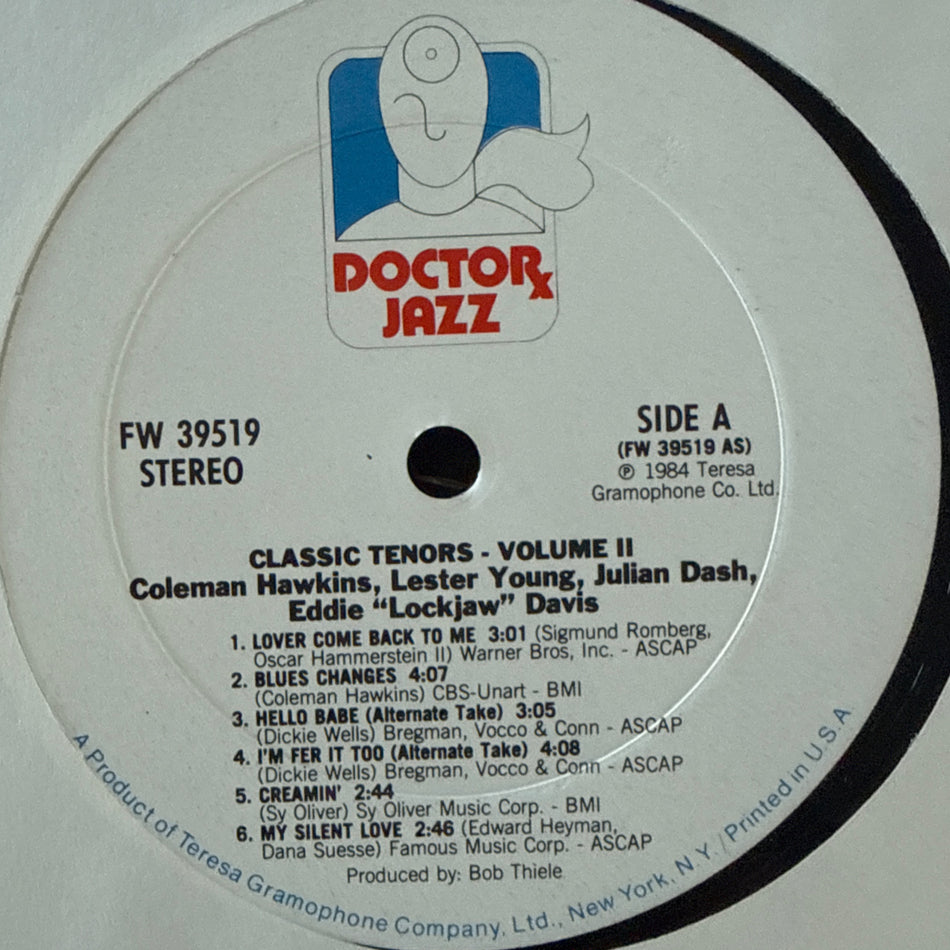 Classic Tenors Volume 2 by Coleman Hawkins - Photo 1