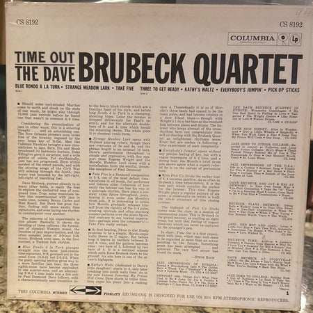 Time Out by The Dave Brubeck Quartet - Photo 2