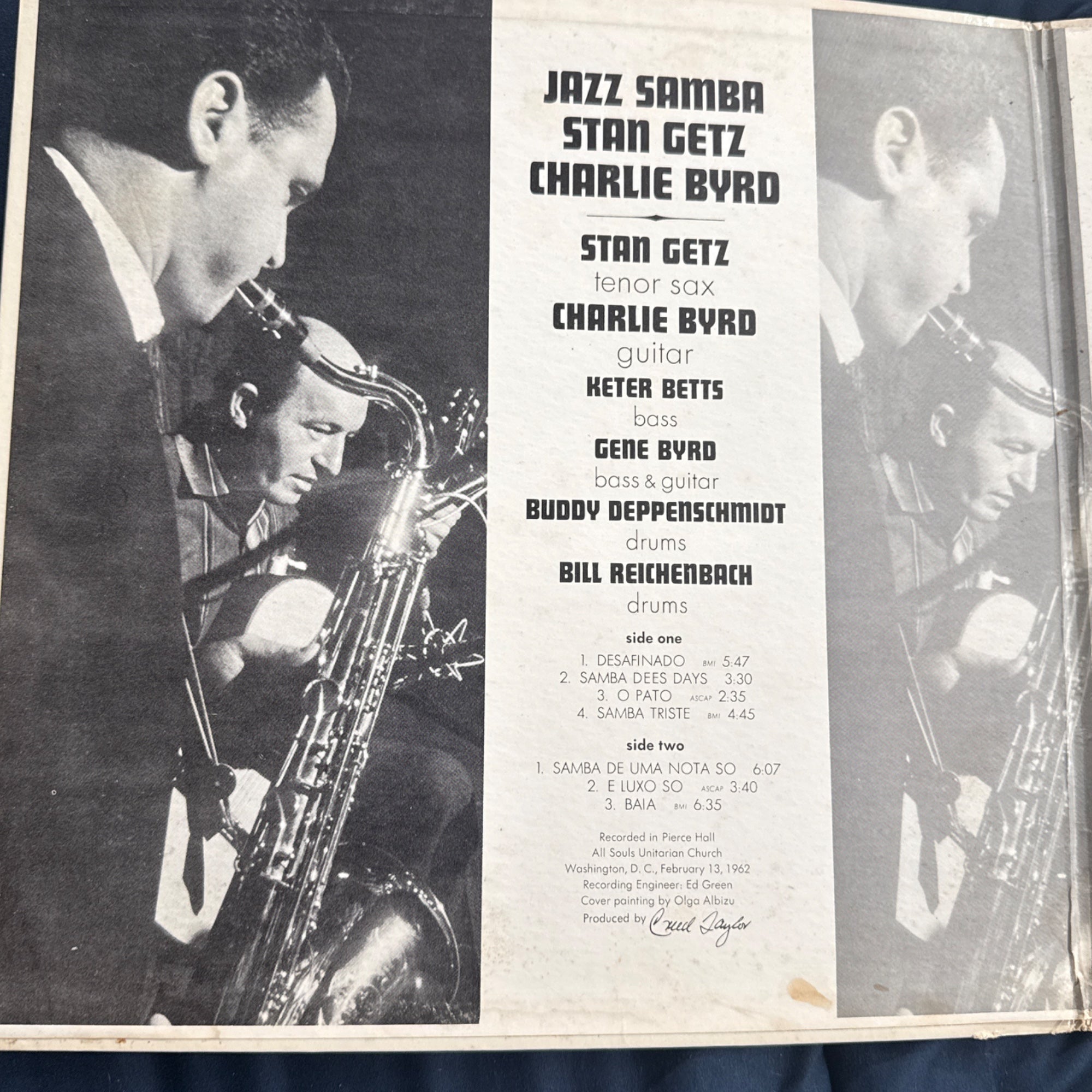 Jazz Samba 1st press mono by Stan Getz - Photo 2