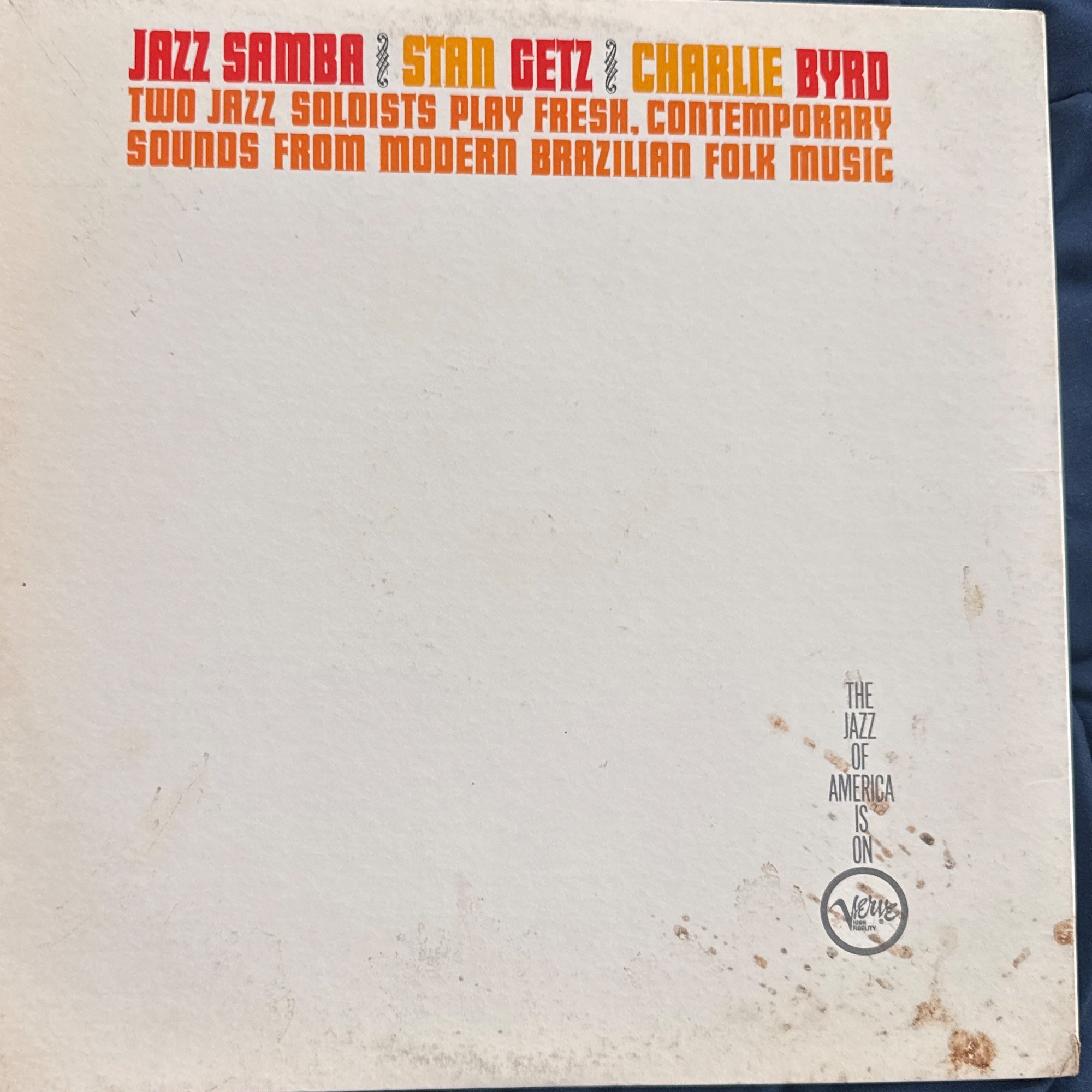 Jazz Samba 1st press mono by Stan Getz - Photo 4