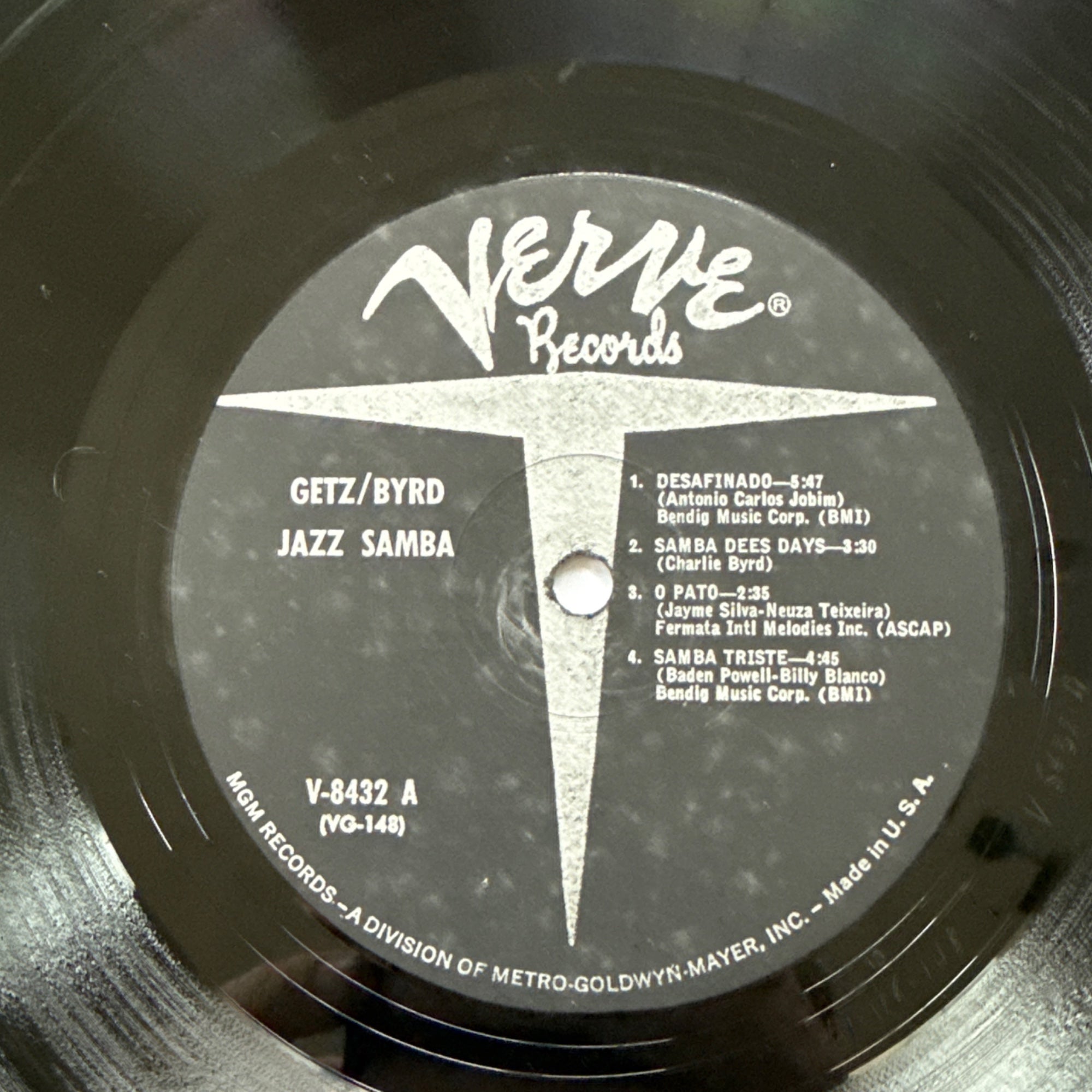 Jazz Samba 1st press mono by Stan Getz - Photo 5