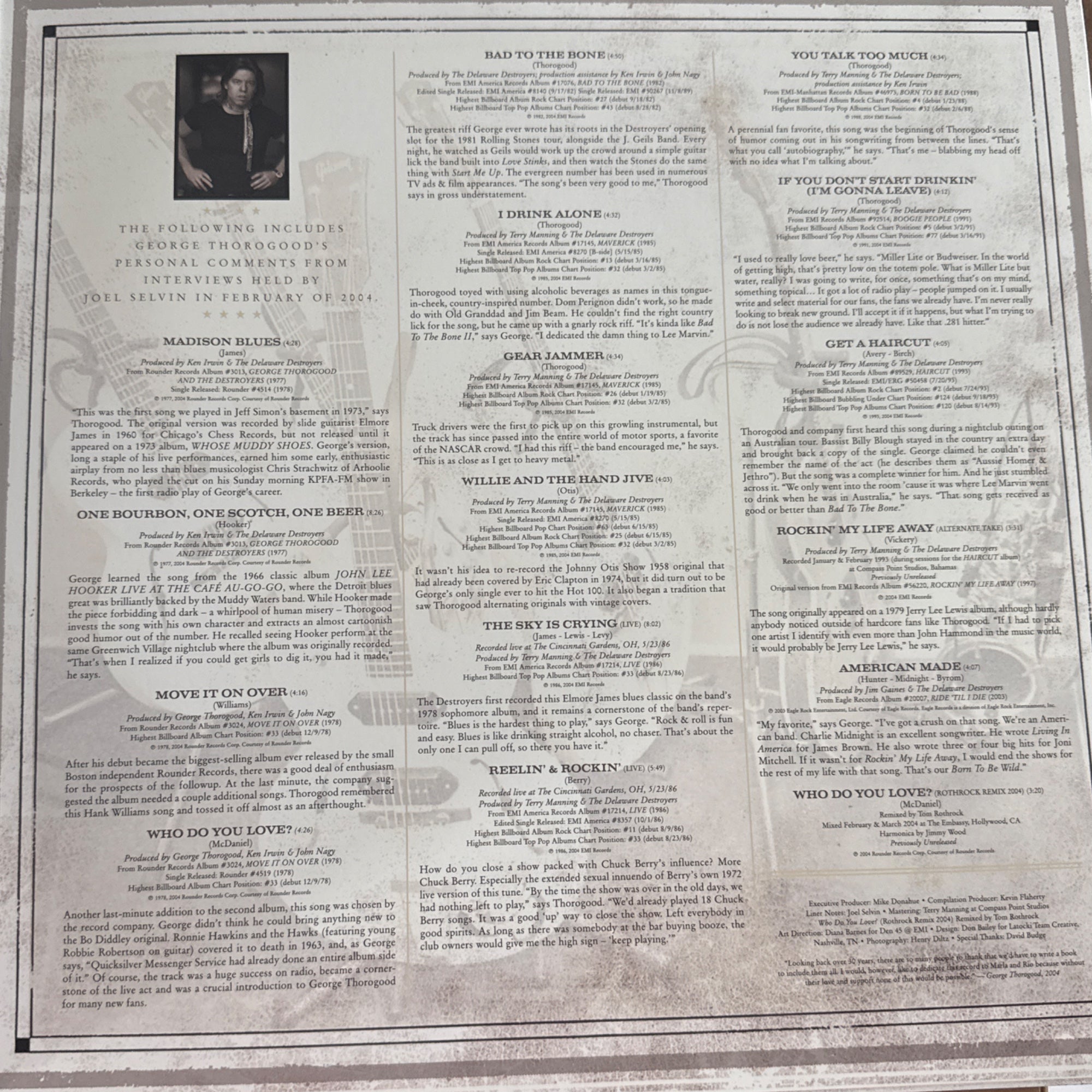 Greatest Hits: 30 Years Of Rock by George Thorogood & The Destroyers - Photo 3