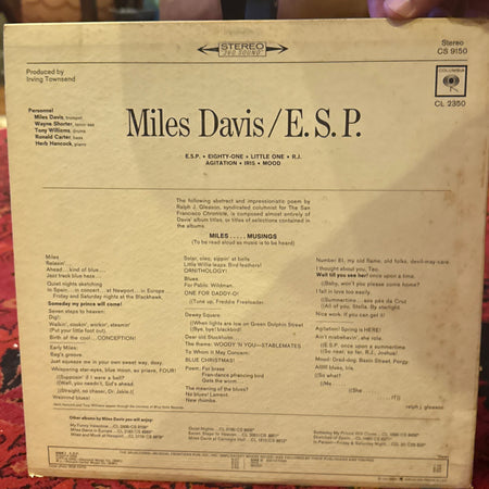 E.S.P. by Miles Davis - Photo 2