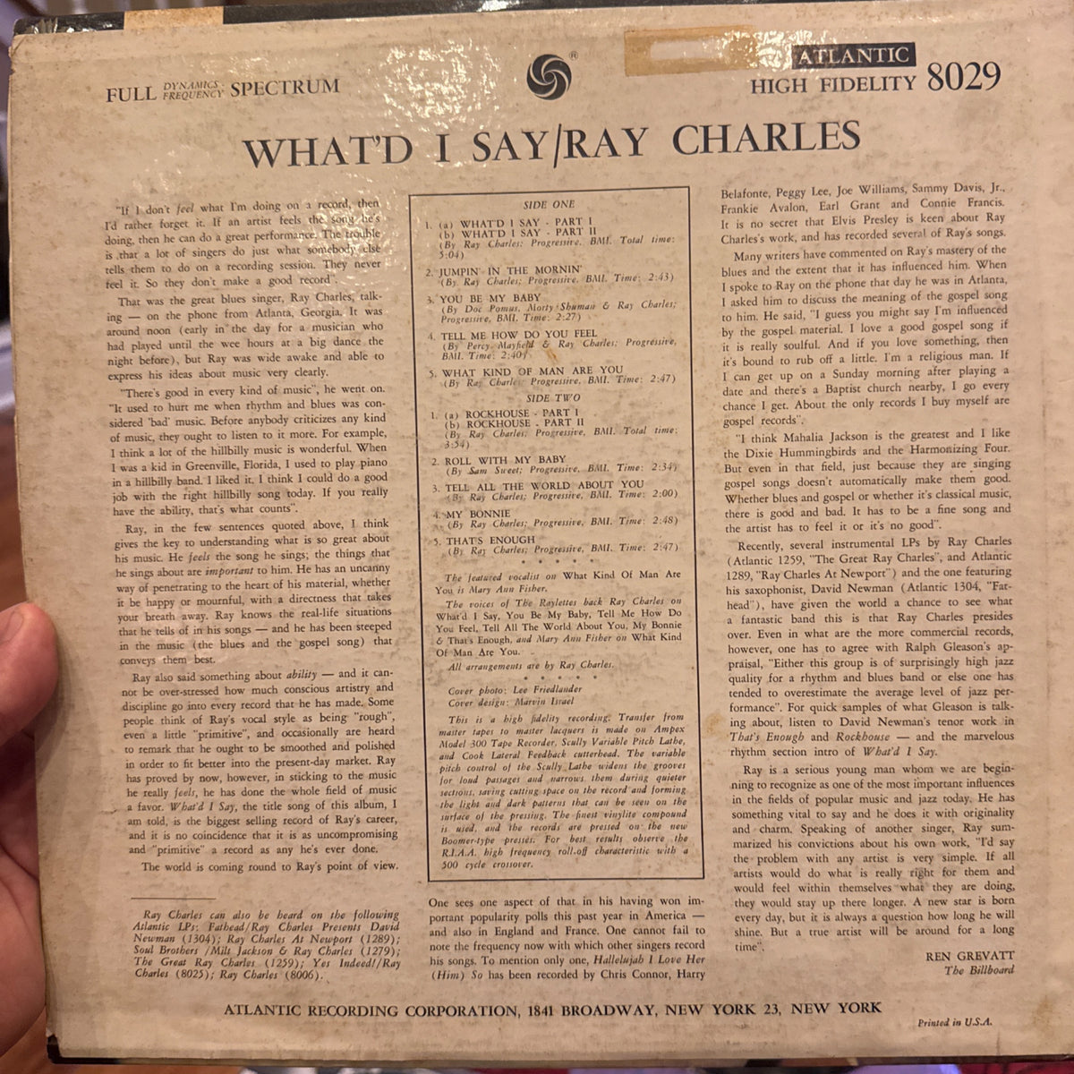 What'd I Say by Ray Charles - Photo 2