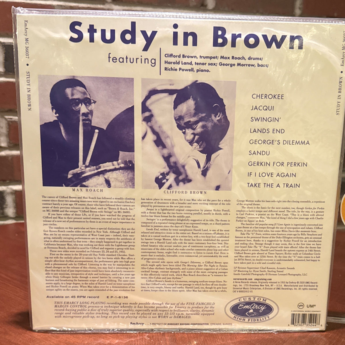 Study In Brown by Clifford Brown And Max Roach - Photo 4