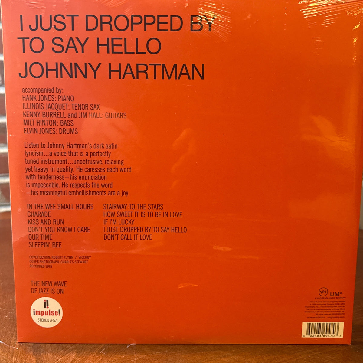 I Just Dropped By To Say Hello by Johnny Hartman - Photo 3