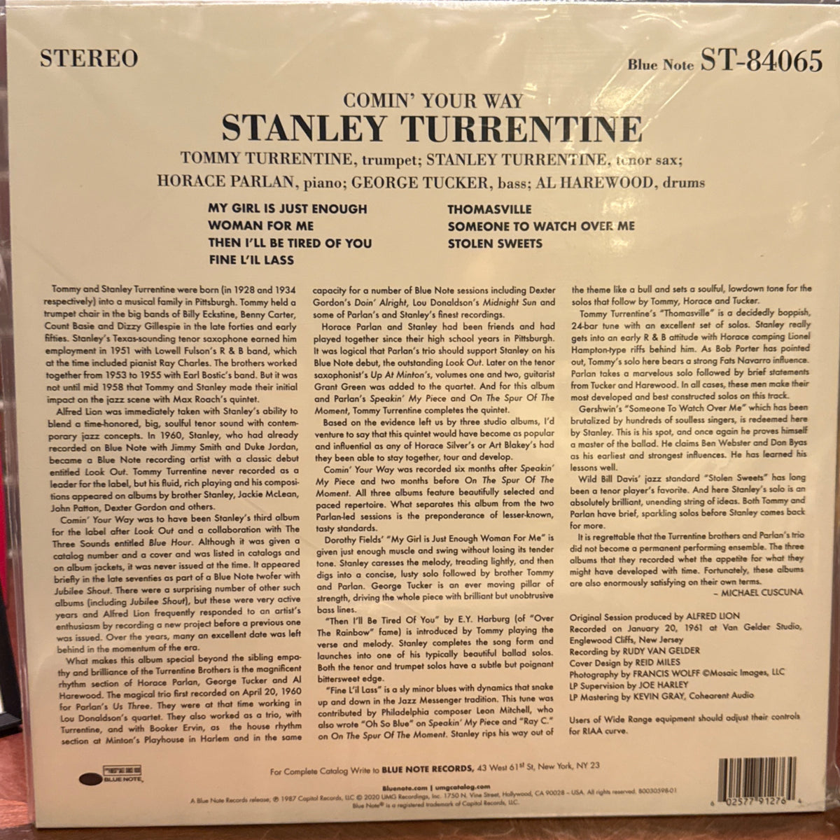 Comin' Your Way by Stanley Turrentine - Photo 3