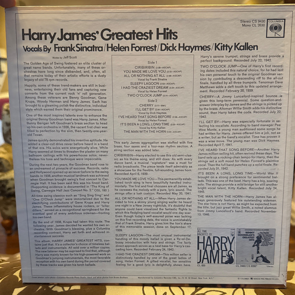 Harry James' Greatest Hits by Harry James (2) - Photo 2