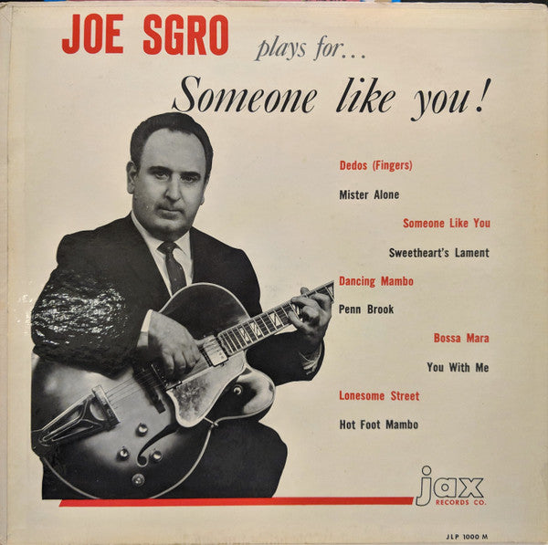 Plays For... Someone Like You! by Joe Sgro album cover