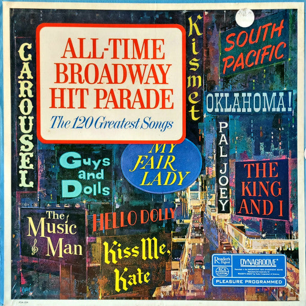 All Time Broadway Hit Parade:  The 120 Greatest Songs by Various album cover
