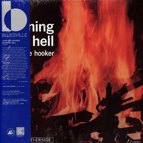 Burning Hell by John Lee Hooker album cover