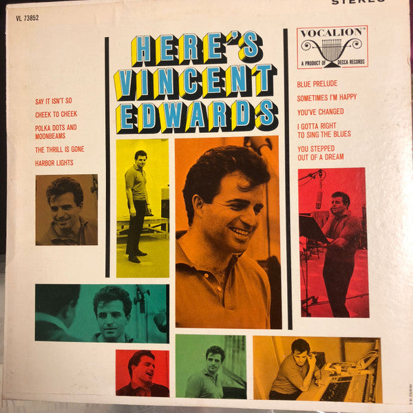 Here's Vincent Edwards by Vince Edwards (2) album cover