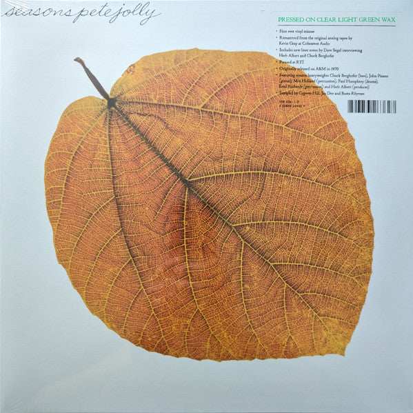 Seasons by Pete Jolly album cover