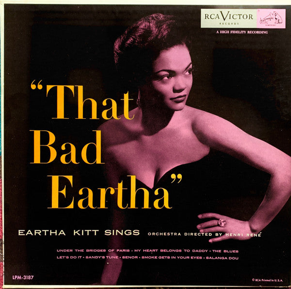 That Bad Eartha by Eartha Kitt album cover