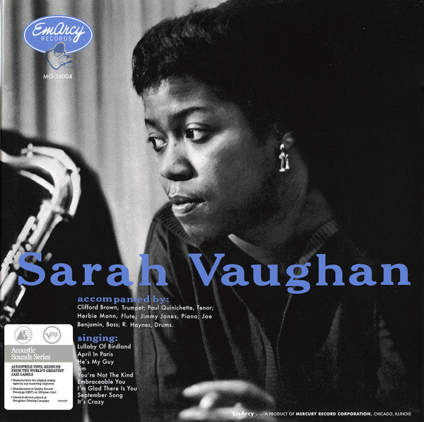Sarah Vaughan by Sarah Vaughan album cover