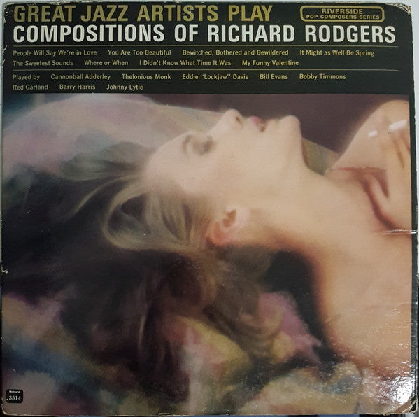 Great Jazz Artists Play Compositions Of Richard Rodgers by Various album cover