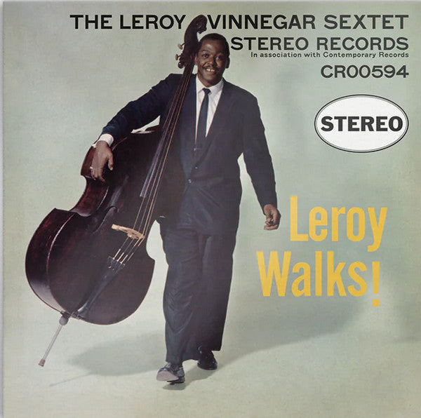 Leroy Walks! by Leroy Vinnegar Sextet album cover